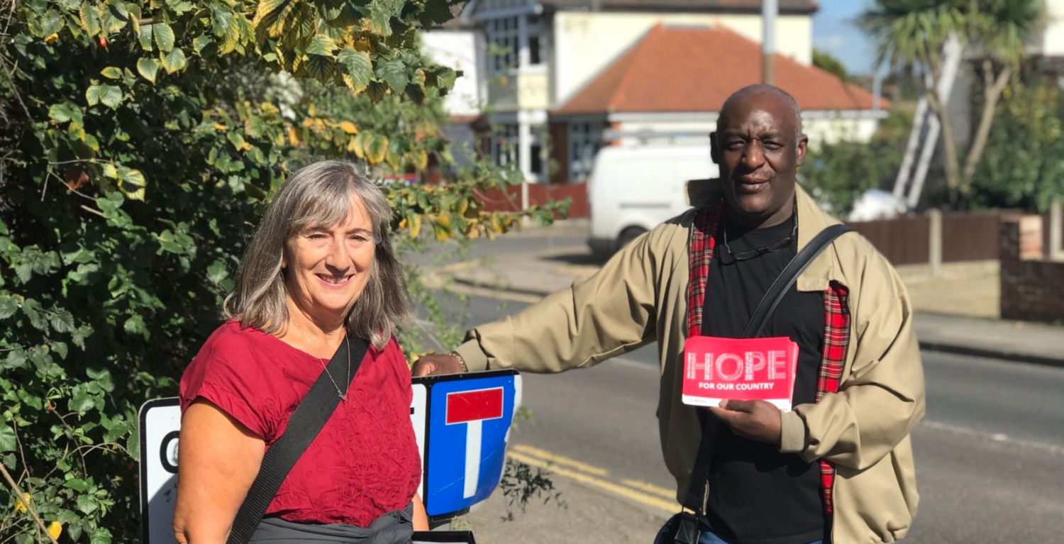 Labour Party campaigners for the Brentwood Borough Council Elections 2018