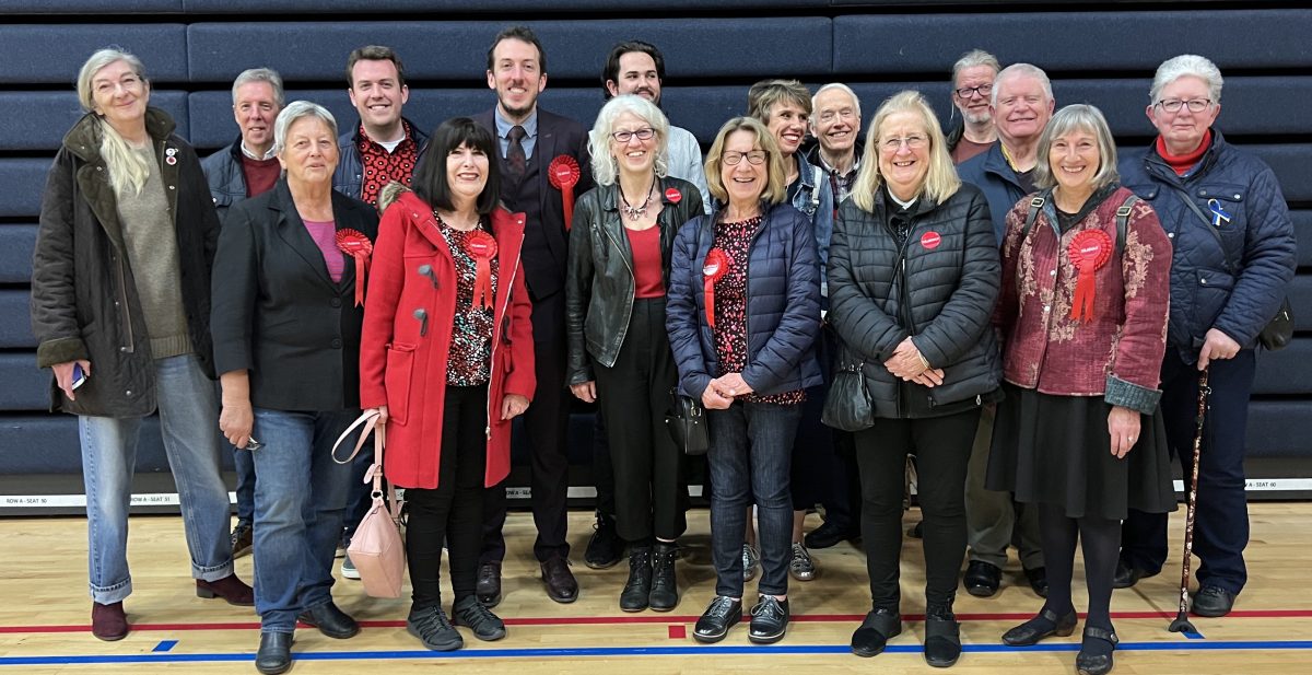 Brentwood and Ongar Labour Party members at the count May 2022